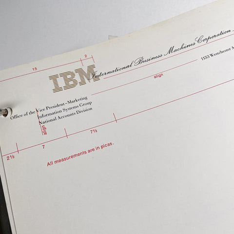 IBM Graphic Design Guide + “Revised Packaging Section”