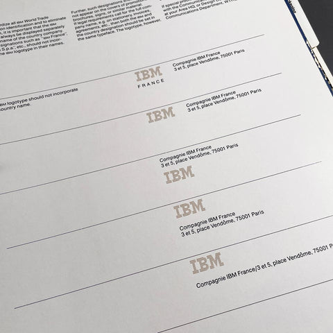 IBM Graphic Design Guide + “Revised Packaging Section”
