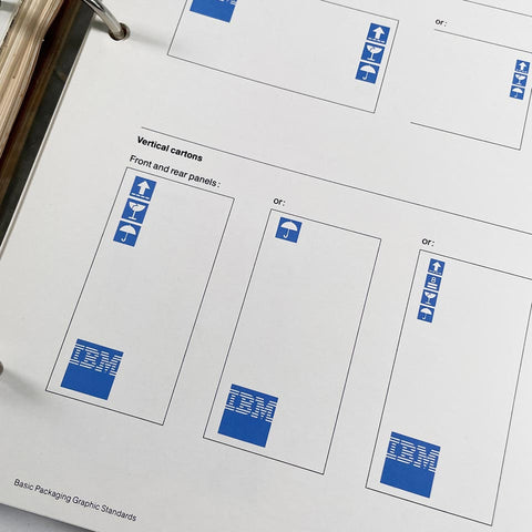 IBM Graphic Design Guide + “Revised Packaging Section”