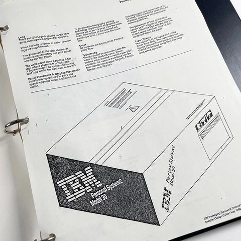 IBM Graphic Design Guide + “Revised Packaging Section”