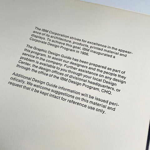 IBM Graphic Design Guide + “Revised Packaging Section”