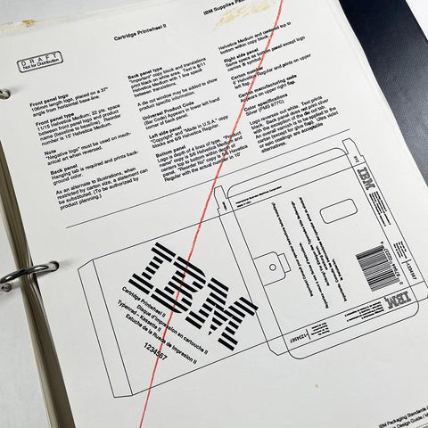 IBM Graphic Design Guide + “Revised Packaging Section”