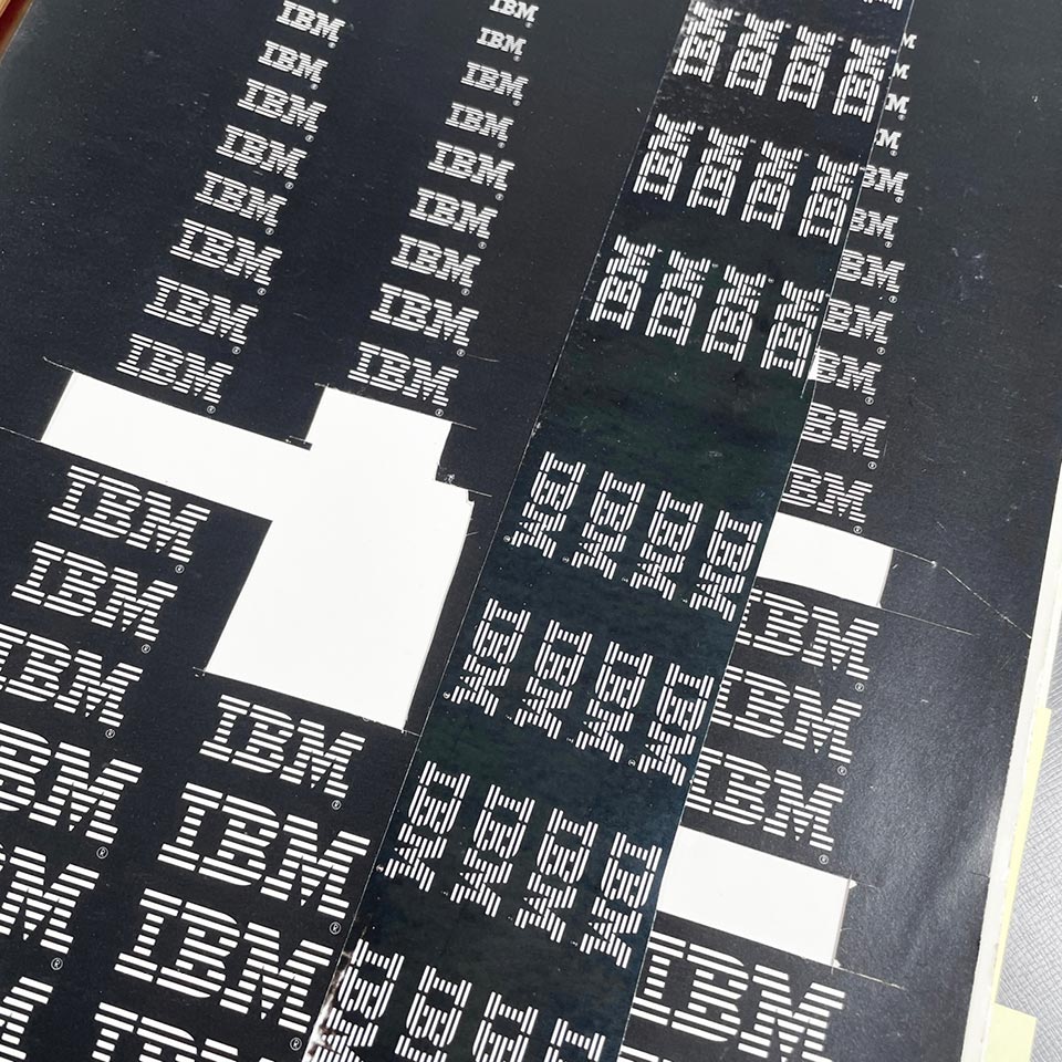 IBM Graphic Design Guide + “Revised Packaging Section” – Katherine