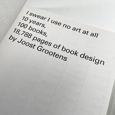 I swear I use no art at all: 10 years, 100 books, 18,788 pages of book design