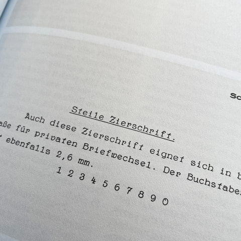 Impact Type: Manufacturing Type for Typewriters in Switzerland, 1941–1997