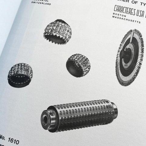 Impact Type: Manufacturing Type for Typewriters in Switzerland, 1941–1997