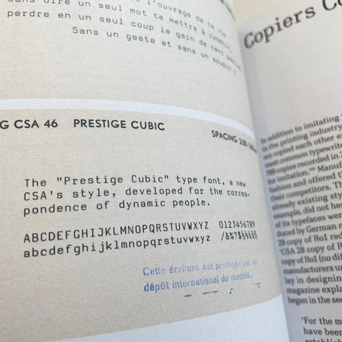 Impact Type: Manufacturing Type for Typewriters in Switzerland, 1941–1997
