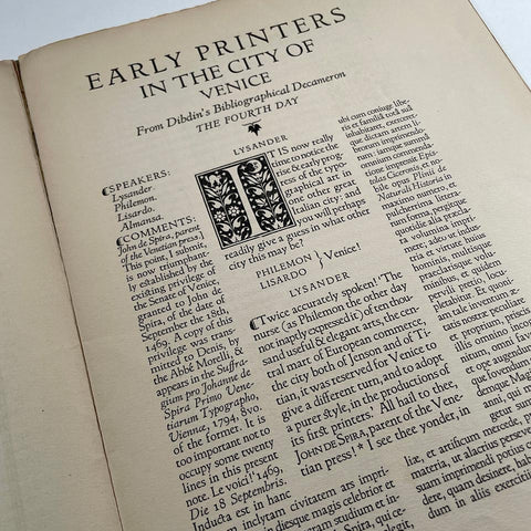 Italian Old Style: A New Type Designed by Frederic W. Goudy
