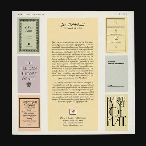 Jan Tschichold: Typographer