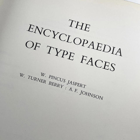 Encyclopaedia of Type Faces (1970)
