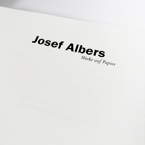 Josef Albers: Werke auf Papier