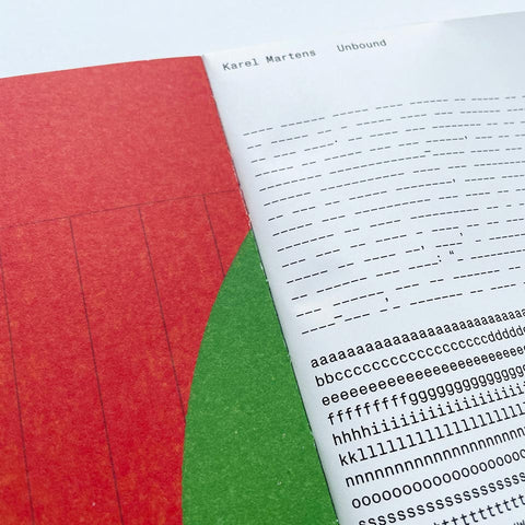 Karel Martens: Unbound