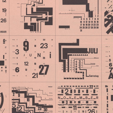 Typografische Kalenderblätter (prospectus)