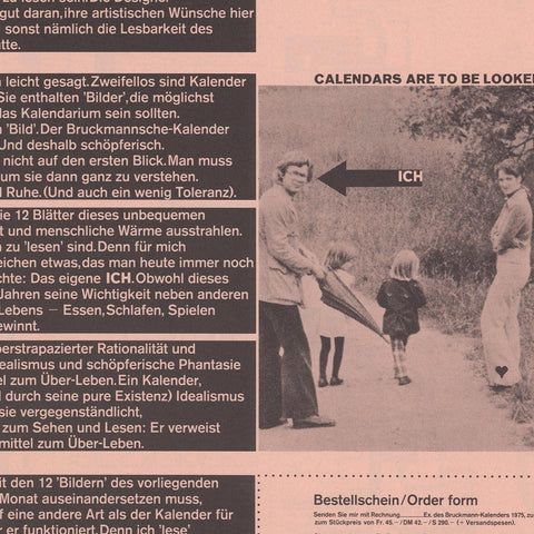 Typografische Kalenderblätter (prospectus)