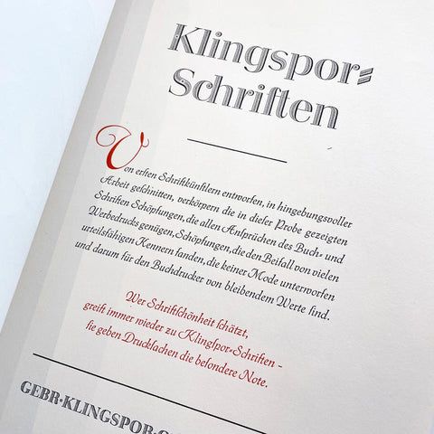 Klingspor-Schriften (1951)
