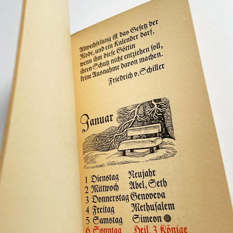 Das Klingsor-Kalender für das Jahre 1935