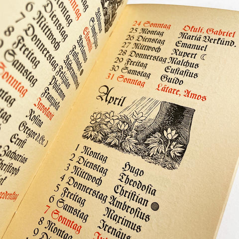 Das Klingsor-Kalender für das Jahre 1935