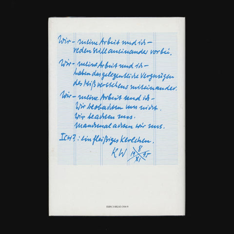 Kurt Weidemann: Das Nachbild auf der Netzhaut