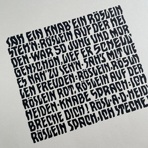 Beispiele Künstlerischer Schrift