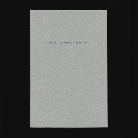 Laudatio for Hermann Zapf / In Memoriam Giovanni Mardersteig