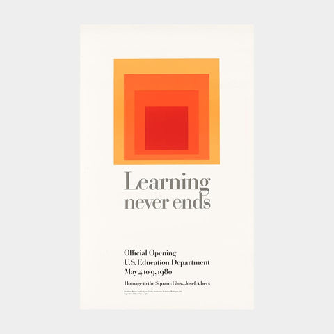 Learning never ends (Bradbury Thompson)