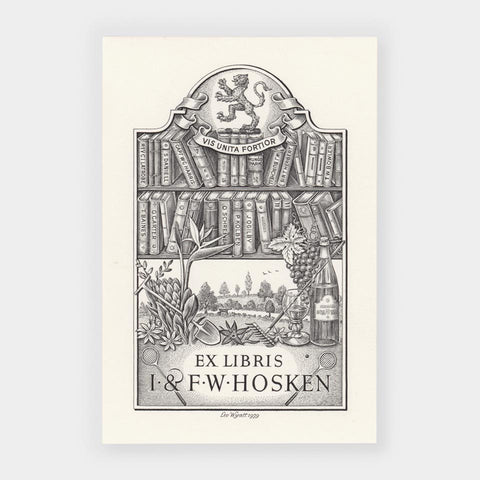 [144 bookplates by Leo Wyatt]