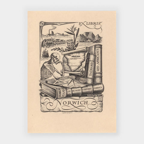[144 bookplates by Leo Wyatt]