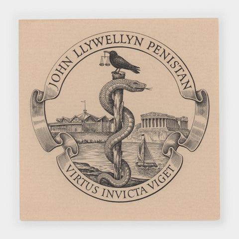 [144 bookplates by Leo Wyatt]