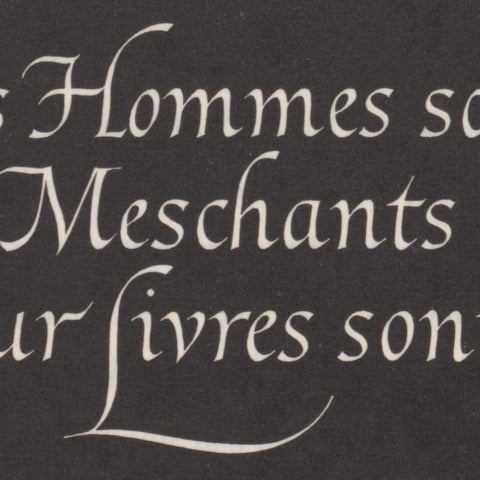 Les Hommes sont Meschants mais leur Livres sont Bons (Leo Wyatt)