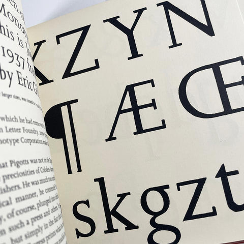 The Letter Forms and Type Designs of Eric Gill