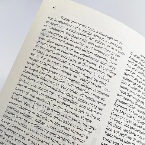Contributions to Education in Letterform 1