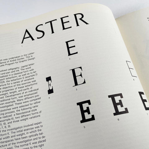 Contributions to Education in Letterform 1