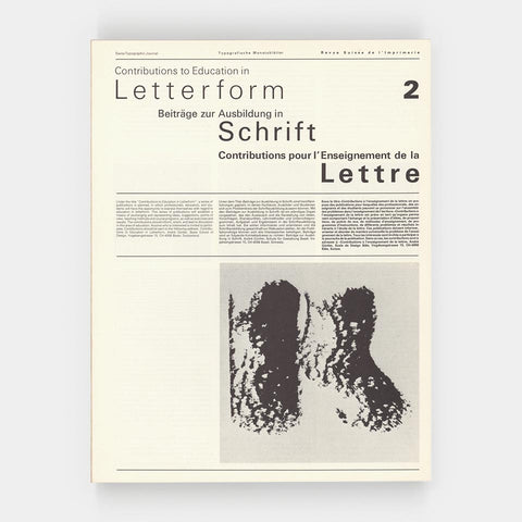 Contributions to Education in Letterform 2