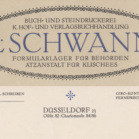 [a letterhead from L. Schwann]