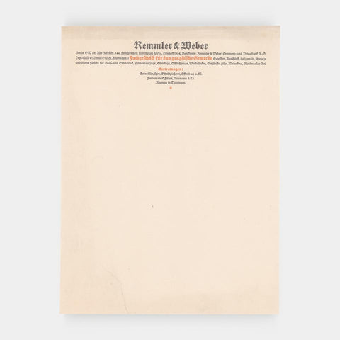 [a letterhead from Kemmler & Weber]