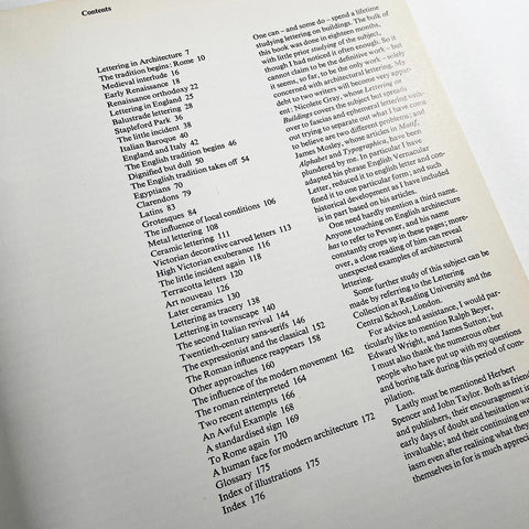 Lettering in Architecture