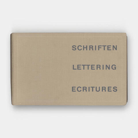 Schriften, Lettering, Ecritures (Walter Käch)