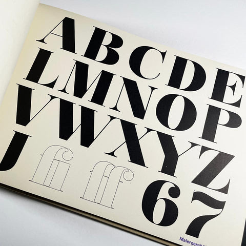 Schriften, Lettering, Ecritures (Walter Käch)