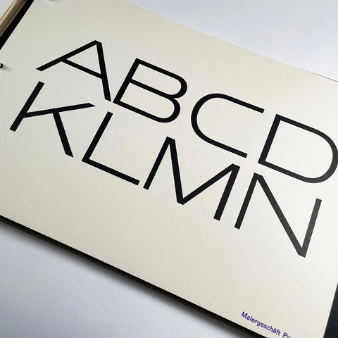 Schriften, Lettering, Ecritures (Walter Käch)