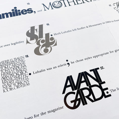 Herb Lubalin: Designing with Words