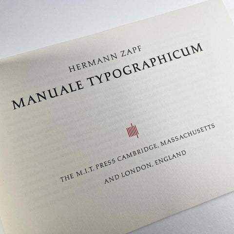 Manuale Typographicum