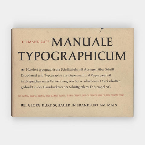 Manuale Typographicum