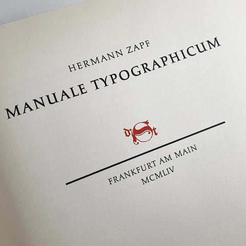 Manuale Typographicum