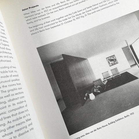 Ludwig Mies van der Rohe & Lilly Reich: Furniture and Interiors