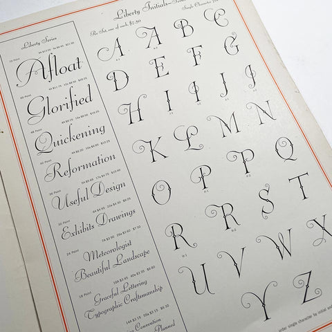 Modern Typographic Material