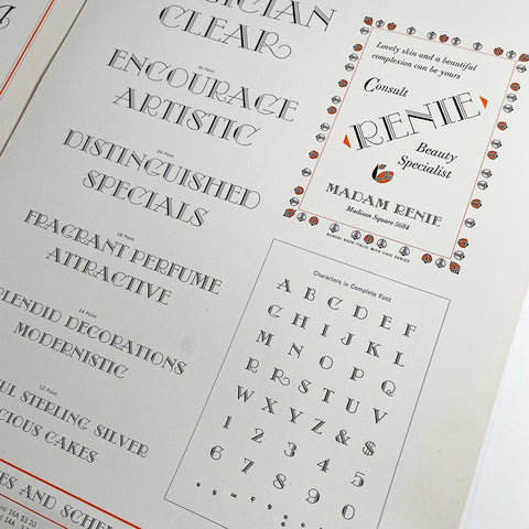 Modern Typographic Material