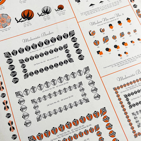 Modern Typographic Material