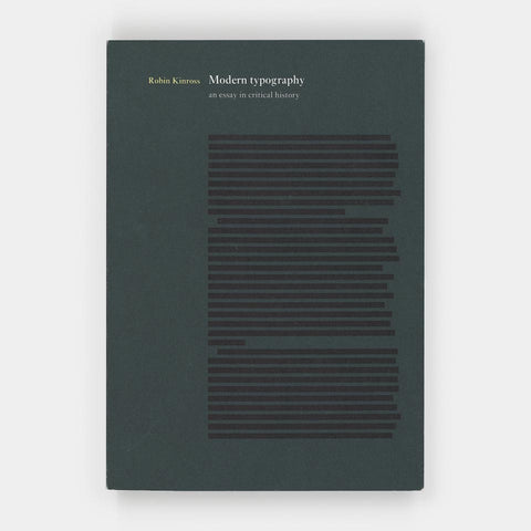 Modern Typography: An Essay in Critical History