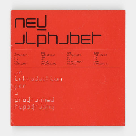 New Alphabet: An Introduction for a Programmed Typography (Wim Crouwel)