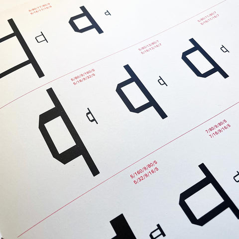 Kwadraat-Blad 23: New Alphabet: An Introduction for a Programmed Typography (Wim Crouwel)
